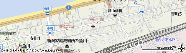 新井信用金庫糸魚川支店周辺の地図
