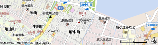 石川県七尾市府中町員外9周辺の地図