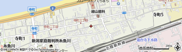 新潟県糸魚川市寺町周辺の地図