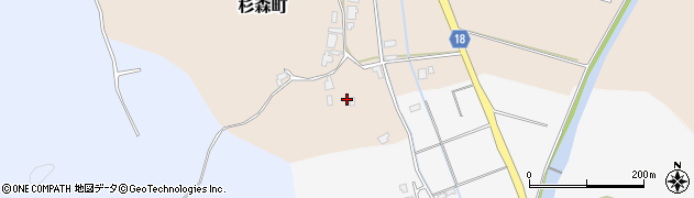 石川県七尾市杉森町（ヨ）周辺の地図