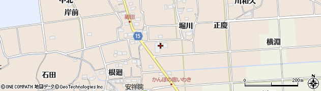 福島県いわき市平下大越（中ノ町）周辺の地図