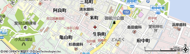 岩井染物店周辺の地図