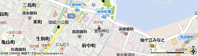 石川県七尾市府中町員外21周辺の地図