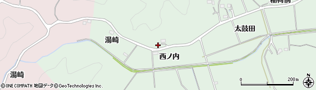 福島県いわき市平菅波（西ノ内）周辺の地図