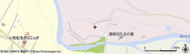 栃木県那須塩原市板室104周辺の地図