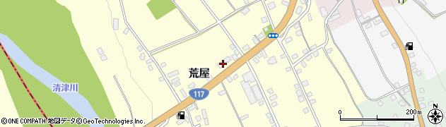 新潟県十日町市荒屋周辺の地図
