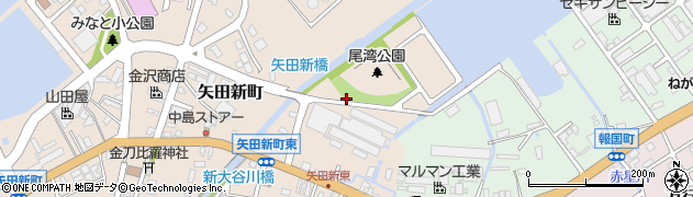 石川県七尾市矢田新町（ホ）周辺の地図