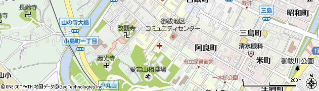 石川県七尾市魚町4周辺の地図