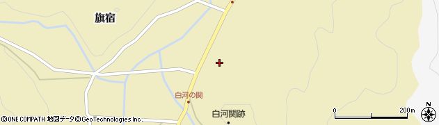 福島県白河市旗宿（関ノ森）周辺の地図
