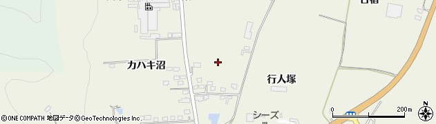 福島県棚倉町（東白川郡）上台（行人塚）周辺の地図