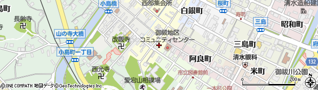 石川県七尾市魚町11周辺の地図