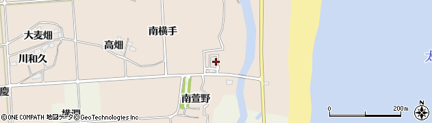 福島県いわき市平下大越南横手周辺の地図