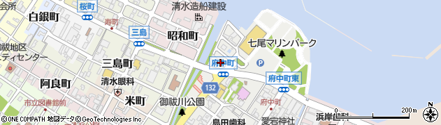 三菱重工中部販売株式会社　七尾エンジン営業所周辺の地図