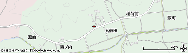 福島県いわき市平菅波（太鼓田）周辺の地図