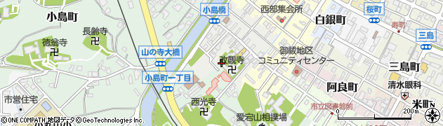 石川県七尾市松本町周辺の地図