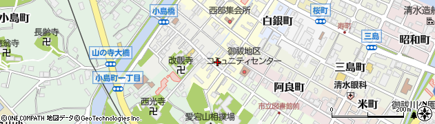 石川県七尾市魚町97周辺の地図