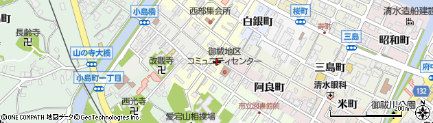 石川県七尾市魚町13周辺の地図