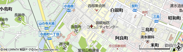 石川県七尾市魚町98周辺の地図