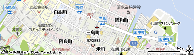 北陸綜合警備保障株式会社　七尾支社周辺の地図