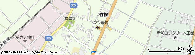 コマツ電気塩沢店周辺の地図