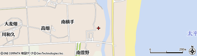 福島県いわき市平下大越南横手209周辺の地図