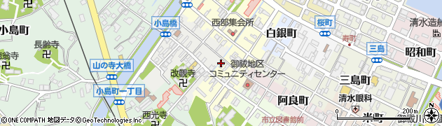 石川県七尾市魚町105周辺の地図