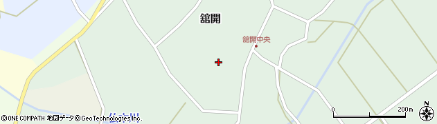 石川県志賀町（羽咋郡）舘開（マ）周辺の地図