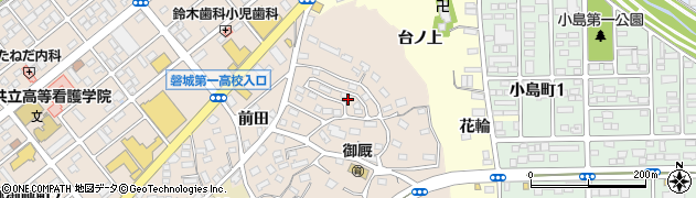 福島県いわき市内郷御厩町（下宿）周辺の地図