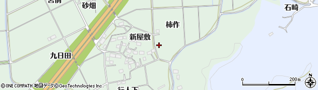 福島県いわき市平菅波（柿作）周辺の地図