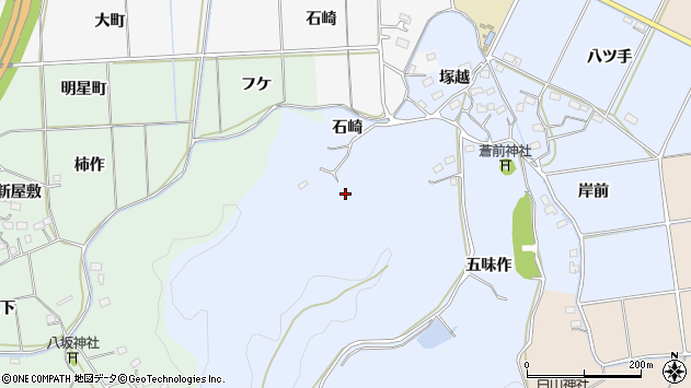 〒970-0104 福島県いわき市平上大越の地図
