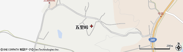 石川県志賀町（羽咋郡）五里峠（い）周辺の地図