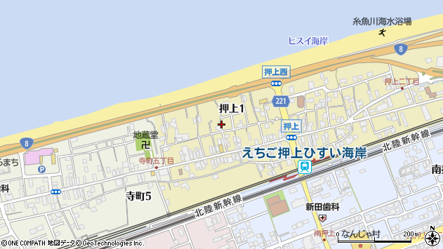 〒941-0051 新潟県糸魚川市押上の地図