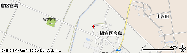 新潟県上越市板倉区宮島周辺の地図