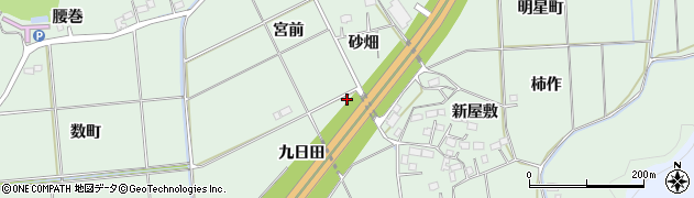 福島県いわき市平菅波（九日田）周辺の地図
