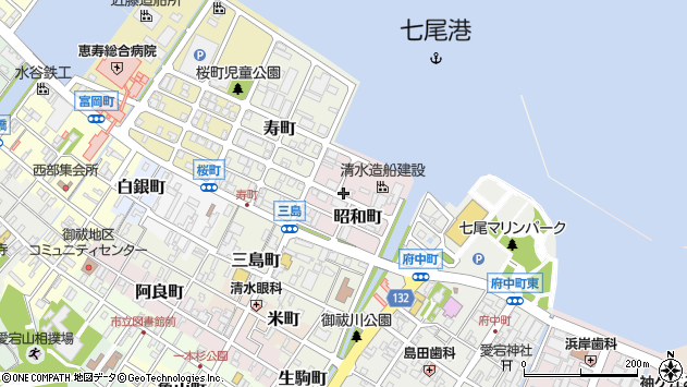 〒926-0801 石川県七尾市昭和町の地図