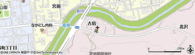 福島県いわき市平南白土（古宿）周辺の地図