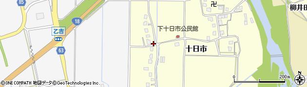 新潟県妙高市十日市189周辺の地図