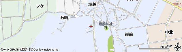 福島県いわき市平上大越（五味作）周辺の地図