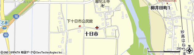 新潟県妙高市十日市786周辺の地図