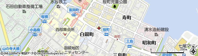 石川県七尾市桜町6周辺の地図