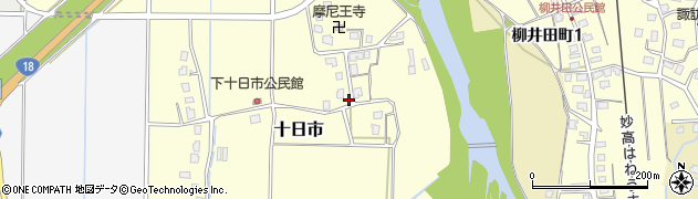 新潟県妙高市十日市802周辺の地図