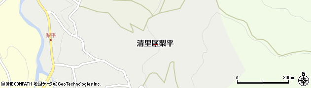 新潟県上越市清里区梨平周辺の地図