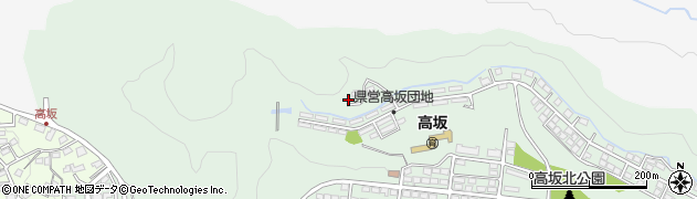 福島県いわき市内郷高坂町（筬ケ作）周辺の地図