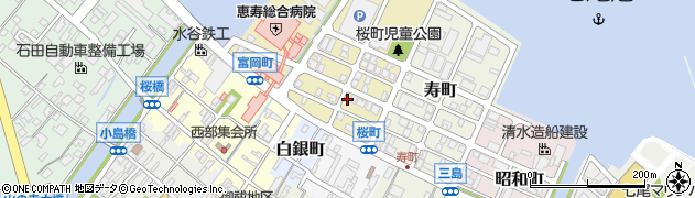石川県七尾市桜町32周辺の地図