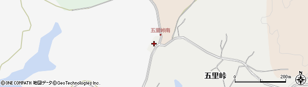 石川県志賀町（羽咋郡）五里峠（ろ）周辺の地図
