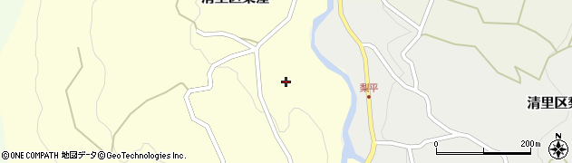 新潟県上越市清里区梨窪321周辺の地図