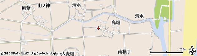 福島県いわき市平下大越南横手169周辺の地図