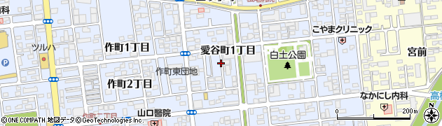 福島県いわき市平（愛谷町１丁目）周辺の地図