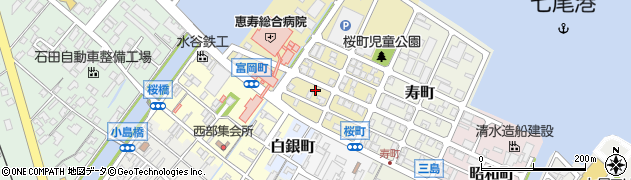 ミシン卸売センター　七尾店周辺の地図