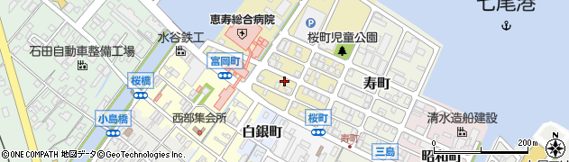 石川県七尾市桜町46周辺の地図